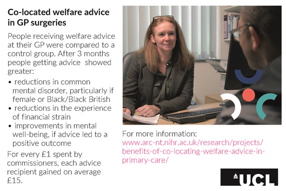 Co-locating welfare Impact Card